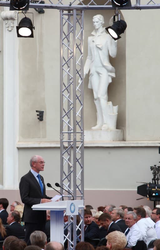 Europos Vadovų Tarybos pirmininkas Hermanas Van Rompuy. Martyno Ambrazo (ELTA) nuotr.