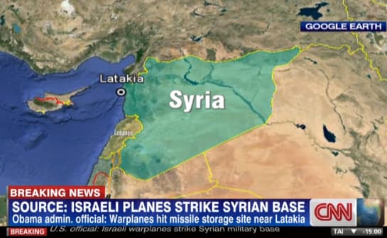 Izraelis vėl bombardavo Siriją