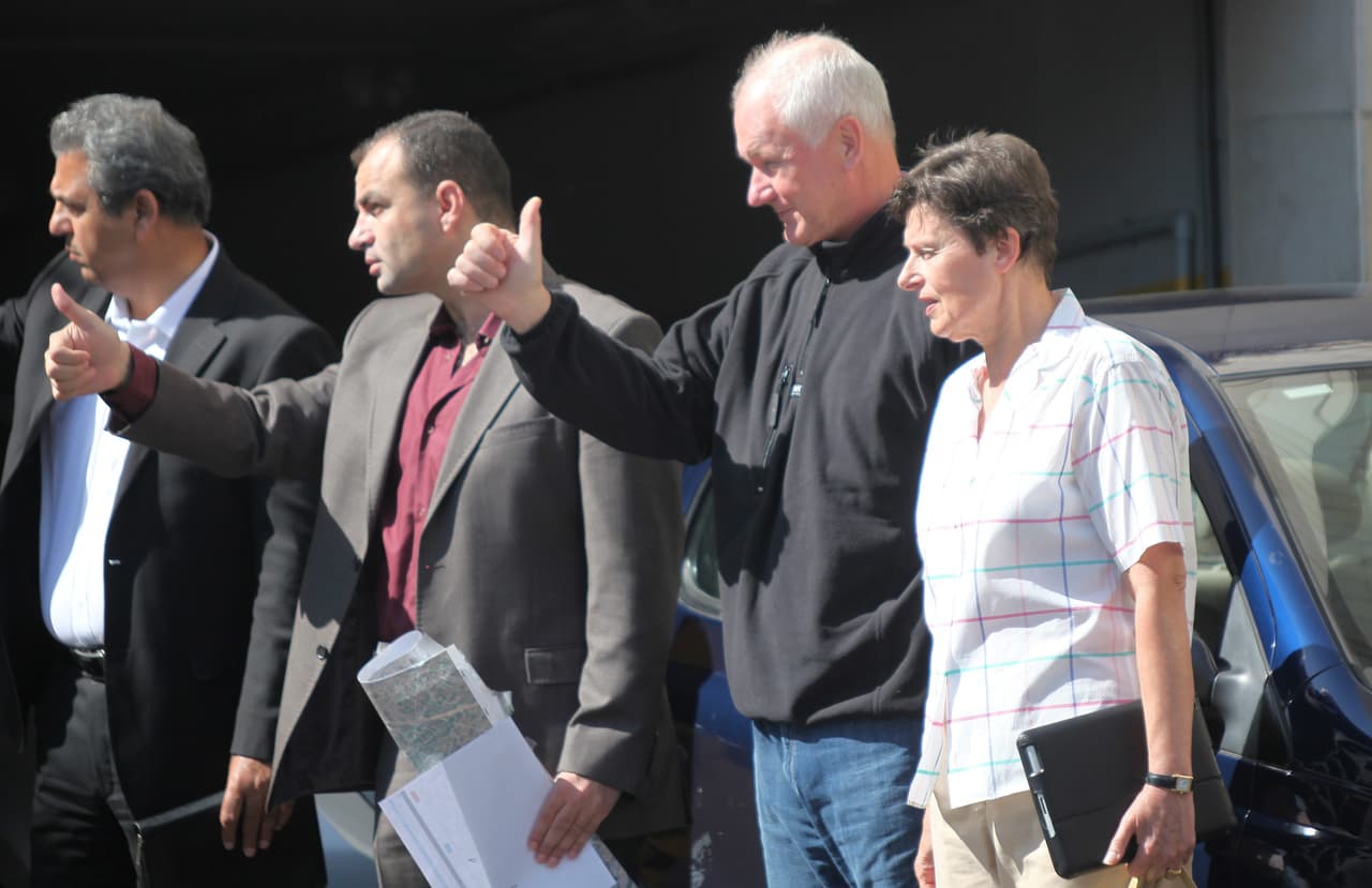JT cheminio ginklo inspektoriai trečiadienį atnaujino tyrimą Sirijoje. EPA-ELTA nuotr.