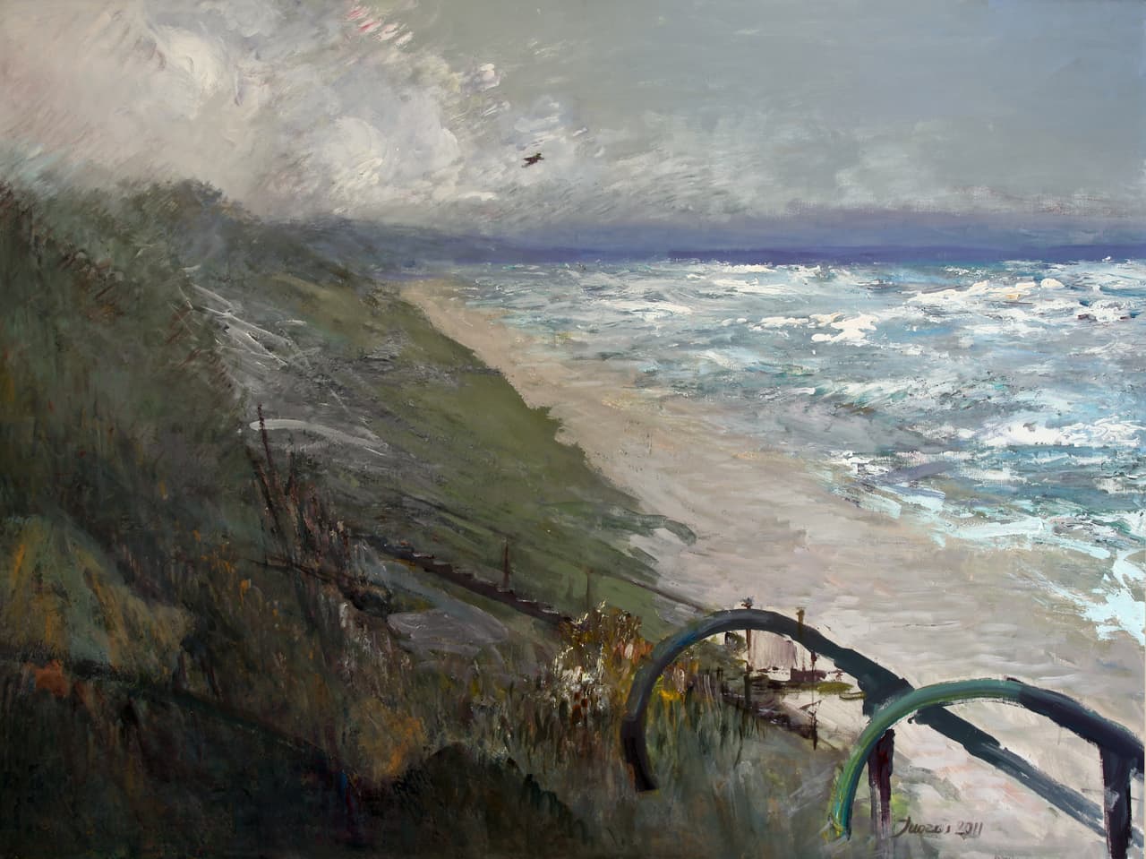 Juozas Algirdas Pilipavičius. "Baltija". 2011. Drobė, akrilas.