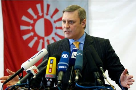 Buvęs Rusijos ministras pirmininkas Michailas Kasjanovas. Vorige.nrc.nl nuotr.
