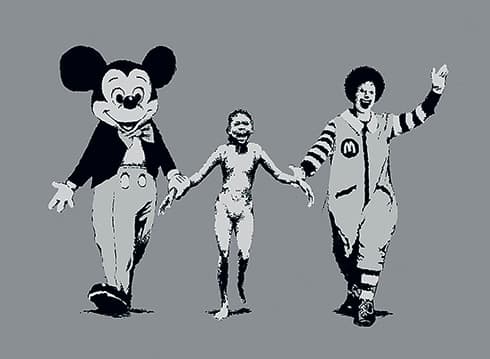"Napalmas", Banksy.