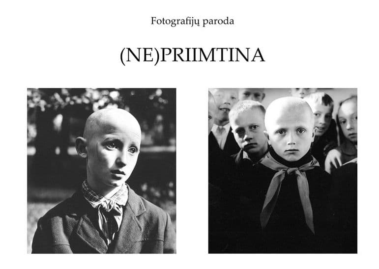 2013 m. gegužės 28 – birželio 22 dienomis maloniai Jus kviečiame į fotografijų parodą (NE)PRIIMTINA Lietuvos fotomenininkų sąjungos Prospekto fotografijos galerijoje