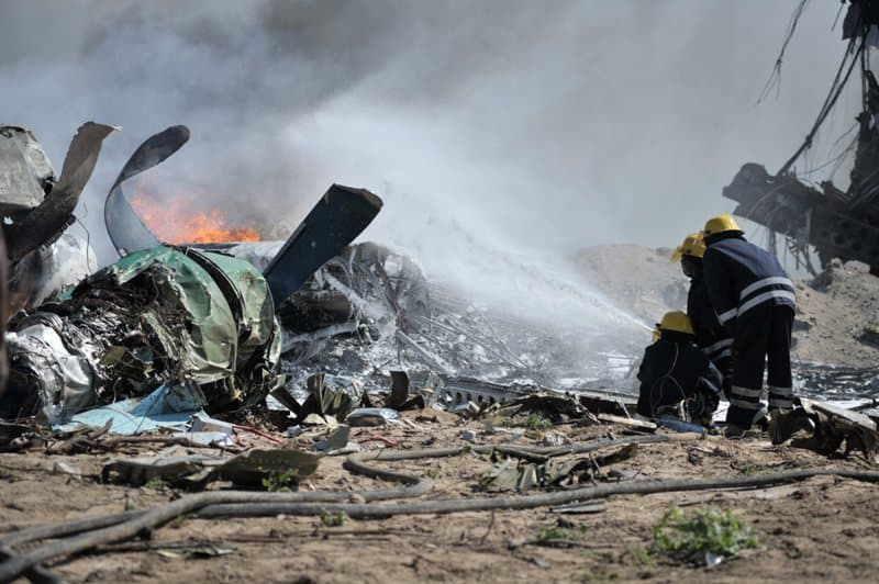 Somalio sostinėje per lėktuvo katastrofą žuvo keturi žmonės. EPA-ELTA nuotr.