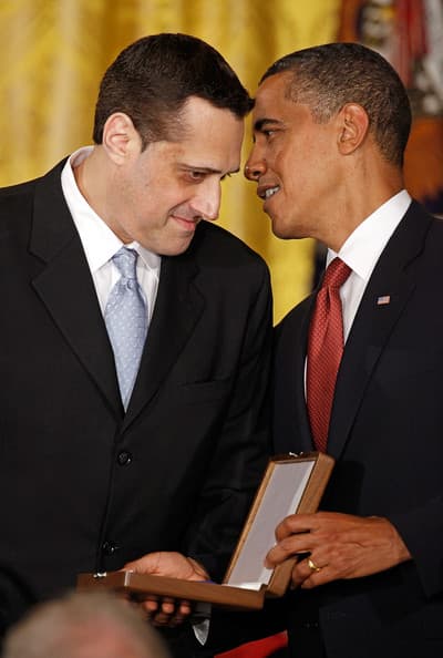 Stuartas Milkas ir Barackas Obama