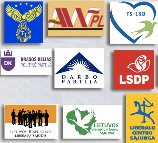 Partijos gaus antrojo pusmečio biudžeto dotaciją – 9,5 milijono litų