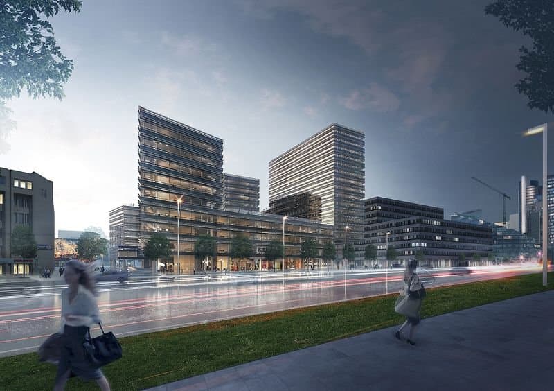 Verslo centras "Quadrum" (arch. "Schmidt Hammer Lassen Architects", "Lund+Slaatto Arkitekter")