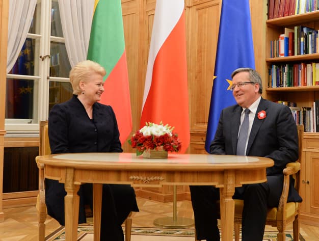 D. Grybauskaitės vizitas Lenkijoje. Pauzė baigėsi?