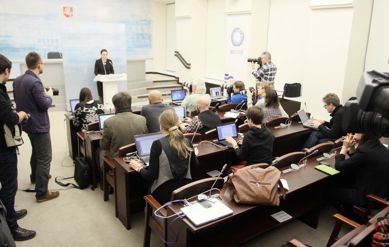 D. Ulbinaitės spaudos konferencija. Gedimino Savickio (ELTA) nuotr.
