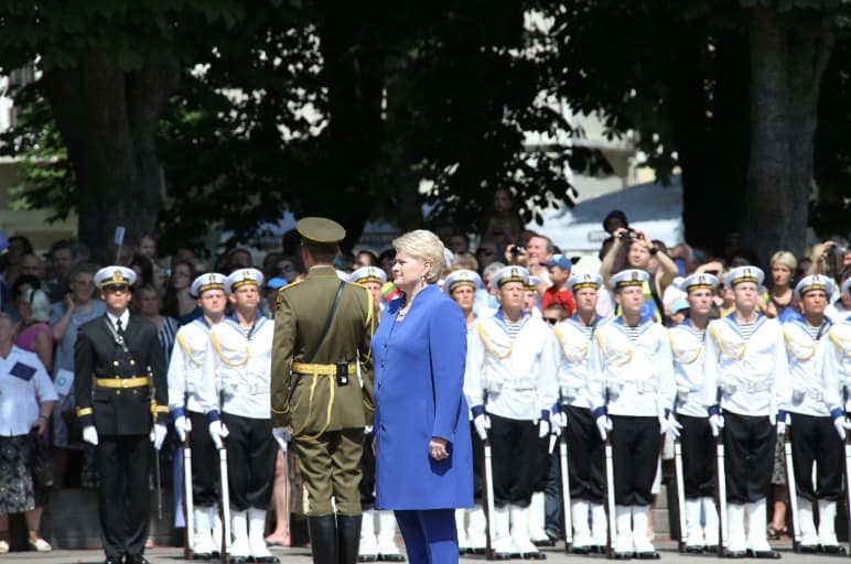 Akimirka iš ceremonijos. Nuotr. prezidentas.lt