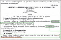 Spaudos konferencija apie parašų referendumui rinkimo rezultatus