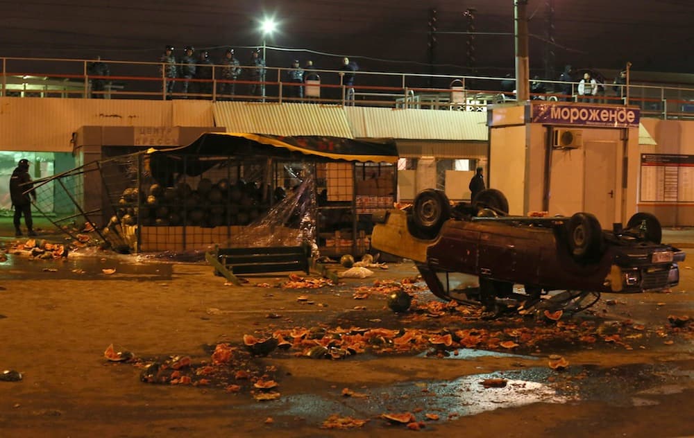 Per riaušes Rusijoje suimta 380 žmonių. EPA-Eltos nuotr.