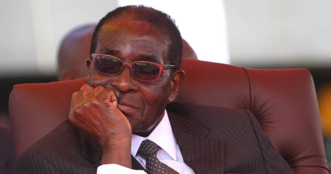 Zimbabvės prezidentas R. Mugabė. EPA-ELTA nuotr.