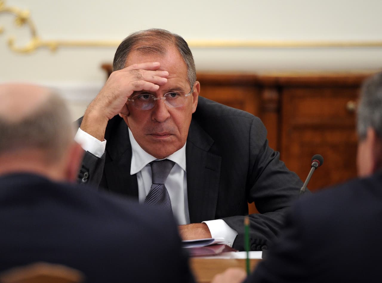 Rusijos užsienio reikalų ministras Sergejus Lavrovas. EPA-Eltos nuotr.