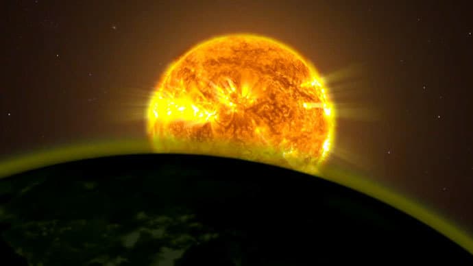 Egzoplaneta. NASA fotomontažas
